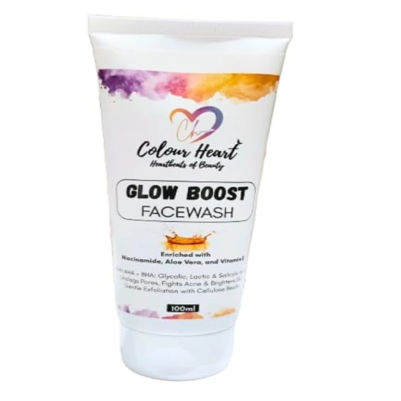COLOUR HEART Glow Boost Face Wash with enzyme 100ml thumbnail 2